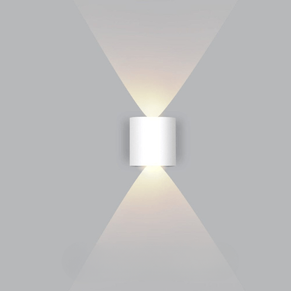 Waterproof LED outdoor wall light - Elegant & energy-efficient outdoor lighting made of aluminium