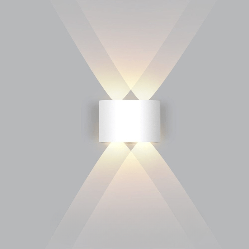 Waterproof LED outdoor wall light - Elegant & energy-efficient outdoor lighting made of aluminium
