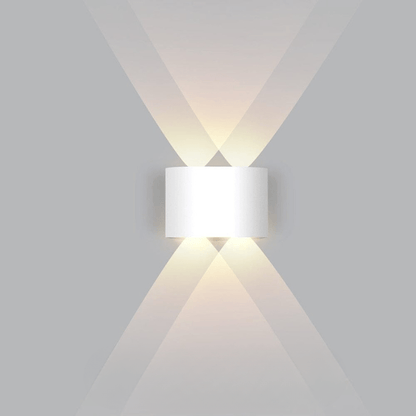 Waterproof LED outdoor wall light - Elegant & energy-efficient outdoor lighting made of aluminium