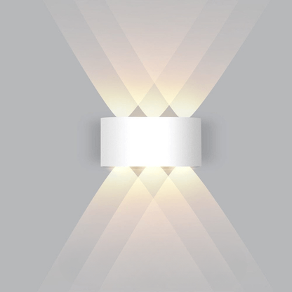 Waterproof LED outdoor wall light - Elegant & energy-efficient outdoor lighting made of aluminium