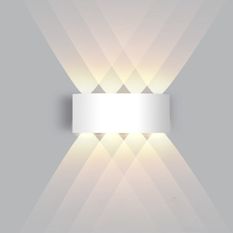 Waterproof LED outdoor wall light - Elegant & energy-efficient outdoor lighting made of aluminium