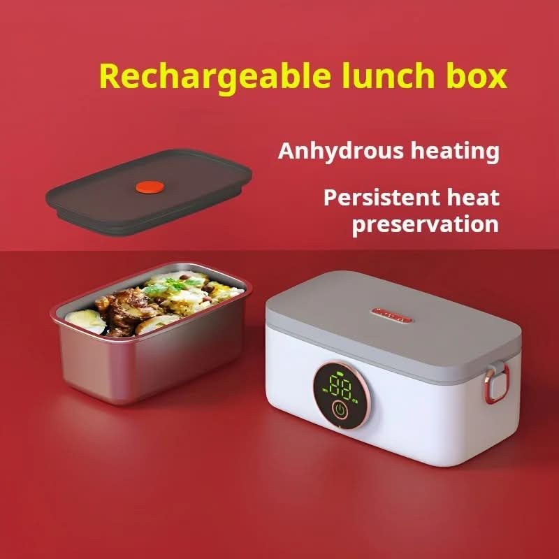 HeatMate Pro Lunchbox - Rechargeable & cordless for hot meals on the go