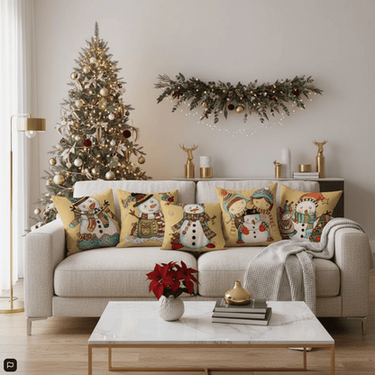 STARVELV – Festive 18-Inch Velvet Pillowcase with Hidden Zipper for Christmas Decoration