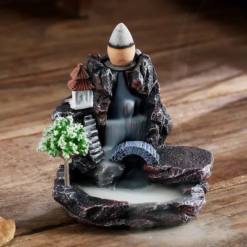 SOULCASCADE – Backflow Incense Burner for Soothing Waterfall Aromatherapy