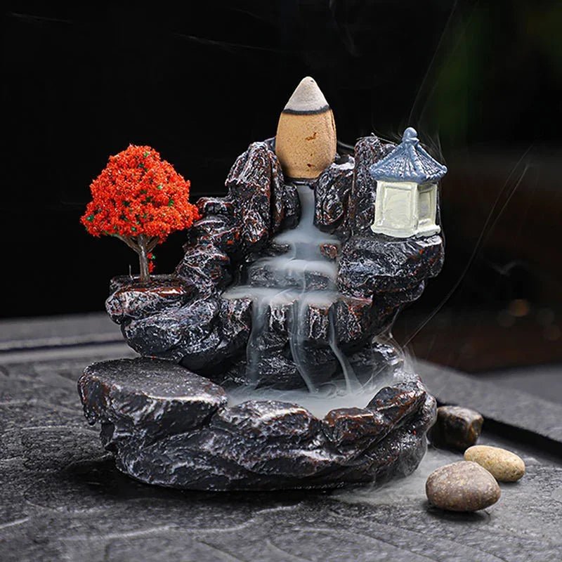 SOULCASCADE – Backflow Incense Burner for Soothing Waterfall Aromatherapy