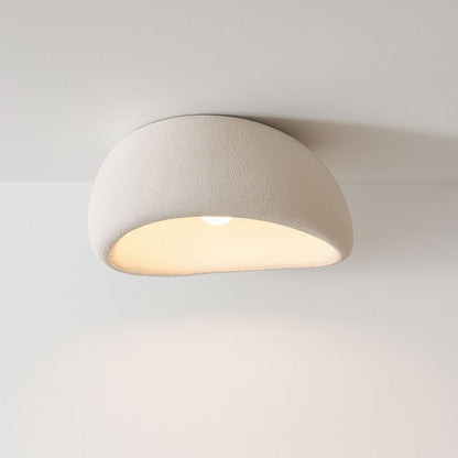 HUSHGLOW – Minimalist Resin Ceiling Light for Quiet Rooms