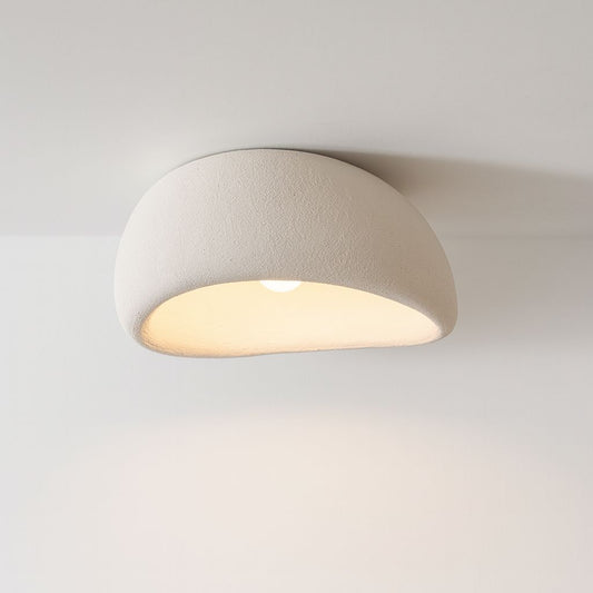 HUSHGLOW – Minimalist Resin Ceiling Light for Quiet Rooms