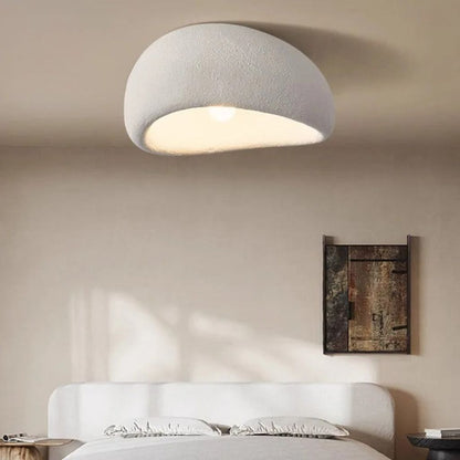 HUSHGLOW – Minimalist Resin Ceiling Light for Quiet Rooms