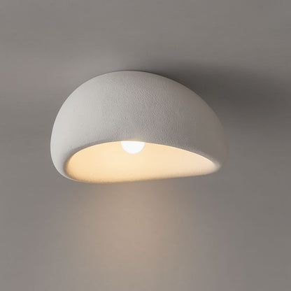 HUSHGLOW – Minimalist Resin Ceiling Light for Quiet Rooms