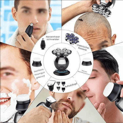 Flexishave Pro - 7D electric shaver with IP68 water protection & USB charging