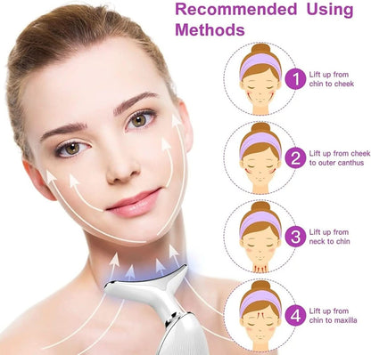 Serenetouch - 3-in-1 facial massager with light therapy, vibration & heat function