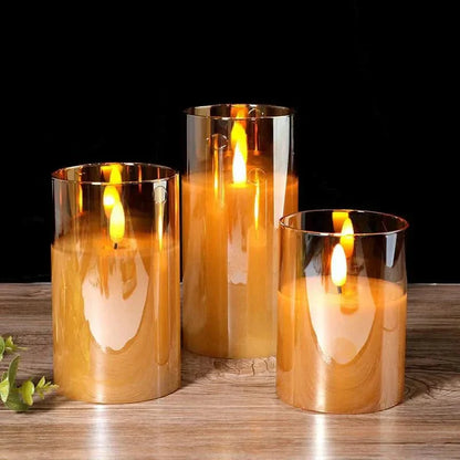 SafeGlow candles – wireless set for warm, safe light