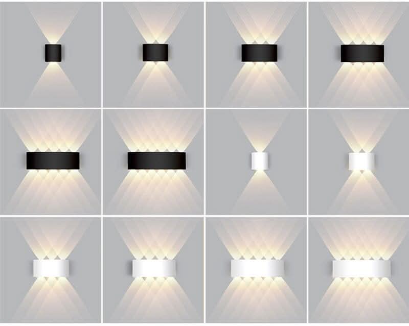Waterproof LED outdoor wall light - Elegant & energy-efficient outdoor lighting made of aluminium