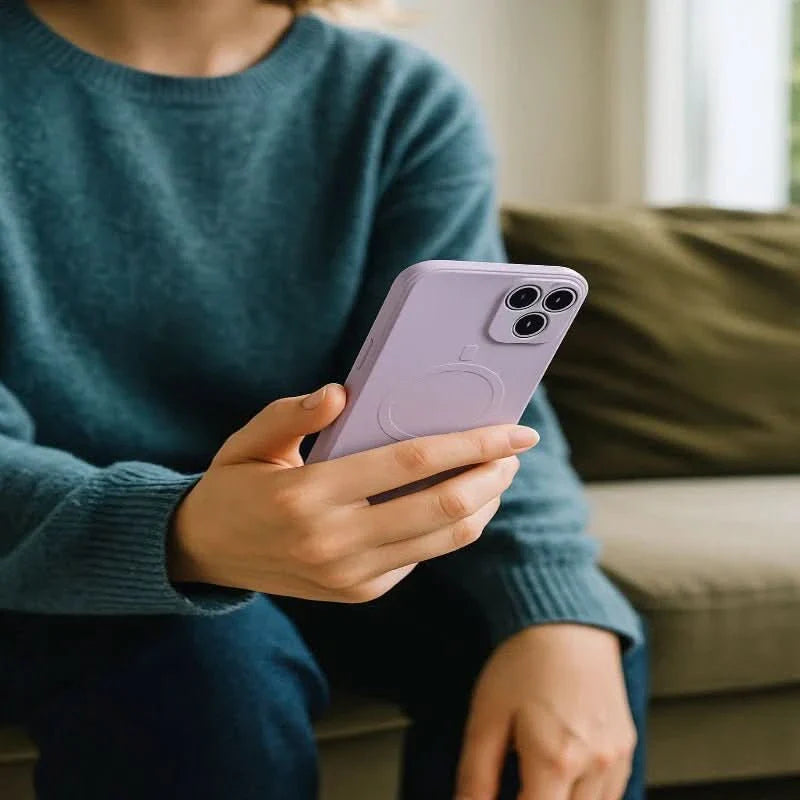 AuraGriff – Magnetic Soft Silicone Case with Secure Grip