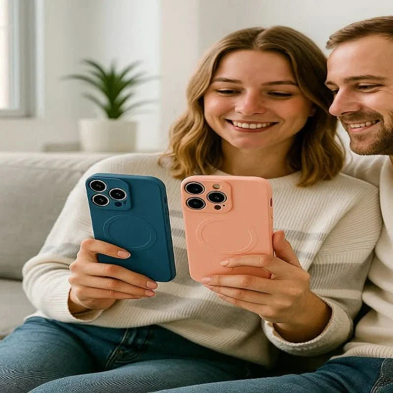AuraGriff – Magnetic Soft Silicone Case with Secure Grip