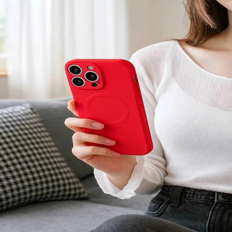 AuraGriff – Magnetic Soft Silicone Case with Secure Grip
