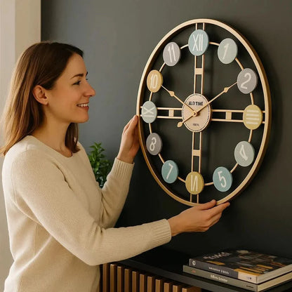 RUHEZEIT – Quiet wall clock for a peaceful living culture