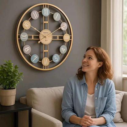 RUHEZEIT – Quiet wall clock for a peaceful living culture
