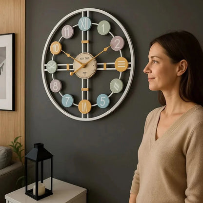 RUHEZEIT – Quiet wall clock for a peaceful living culture