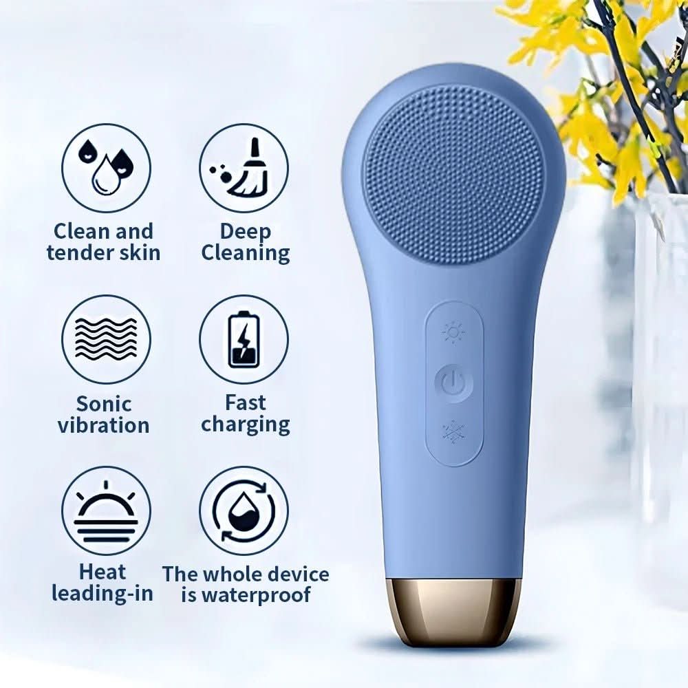 Velura Glow – 3-in-1 Facial Brush for Radiant, Healthy Skin