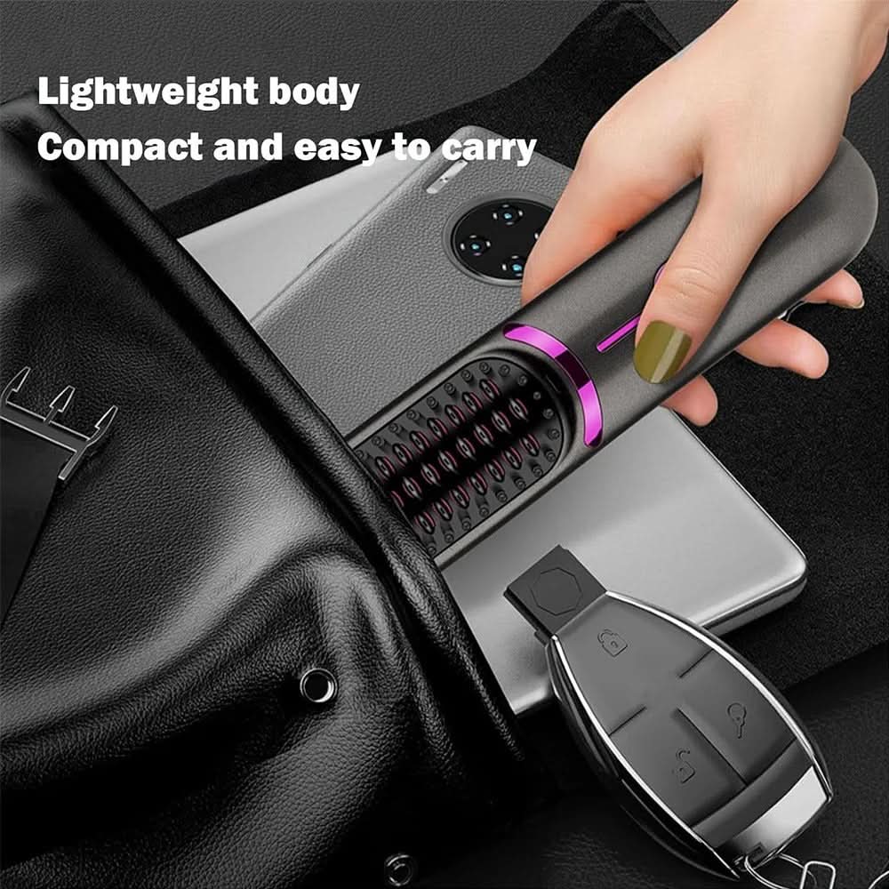 Tima Styler - Cordless straightening brush styler for straight hair everywhere