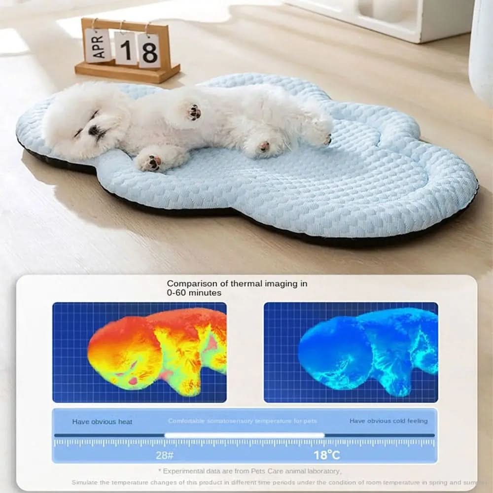 COOLICLOUD – Cooling Pet Mat in Cloud Shape for Summer Comfort
