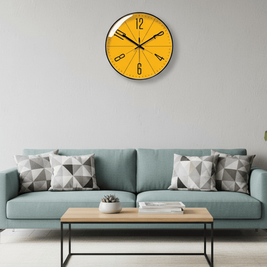 ScandiClock - Black Nordic style wall clock - Precise & stylish for every home