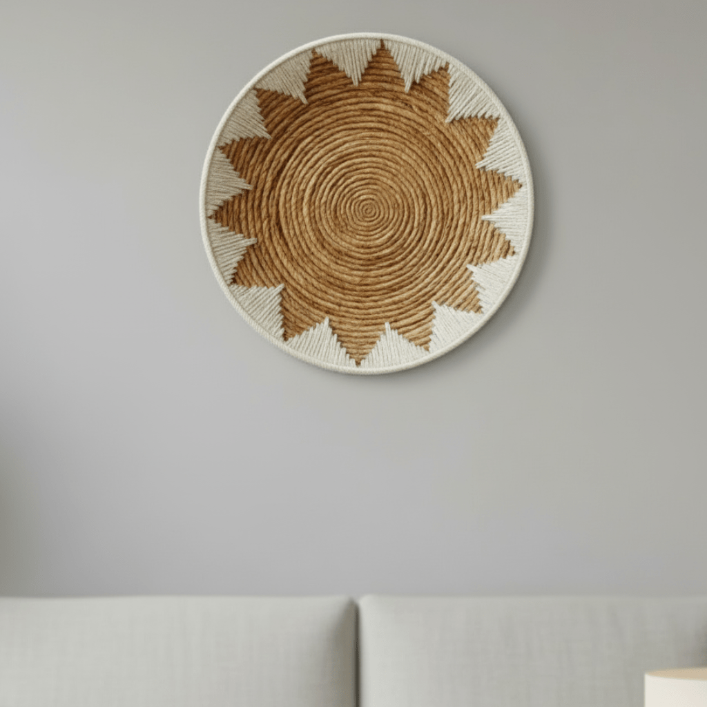 WOVENTRIBE – Handmade wall baskets made of seagrass in tribal style for natural interiors