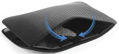 CATGRAINGUARD - Non-slip mat against cat litter with waterproof underside