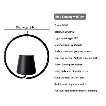 LUMIPEND - Rechargeable LED pendant light for indoor & outdoor use
