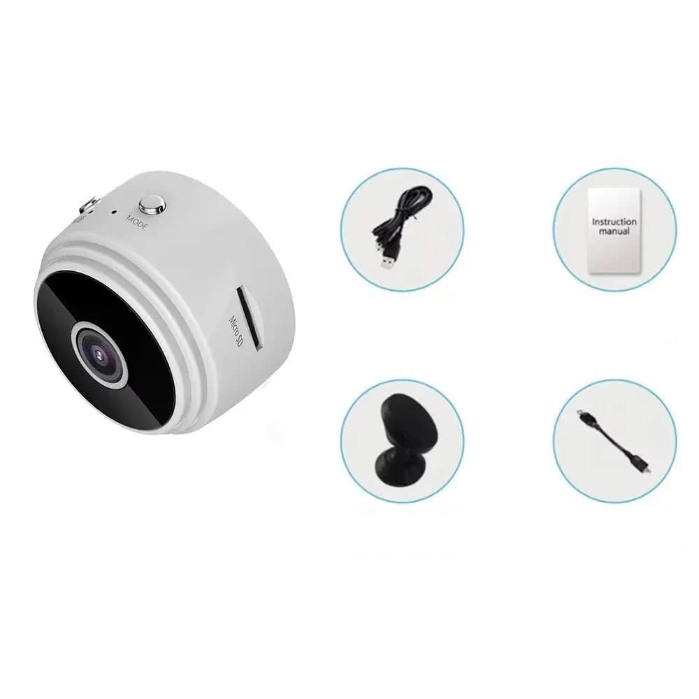 MINICAM 1080P - Compact security camera with night vision & app control