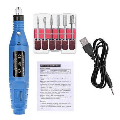 ProNail Expert - Electric 6-in-1 nail care set for manicure & pedicure