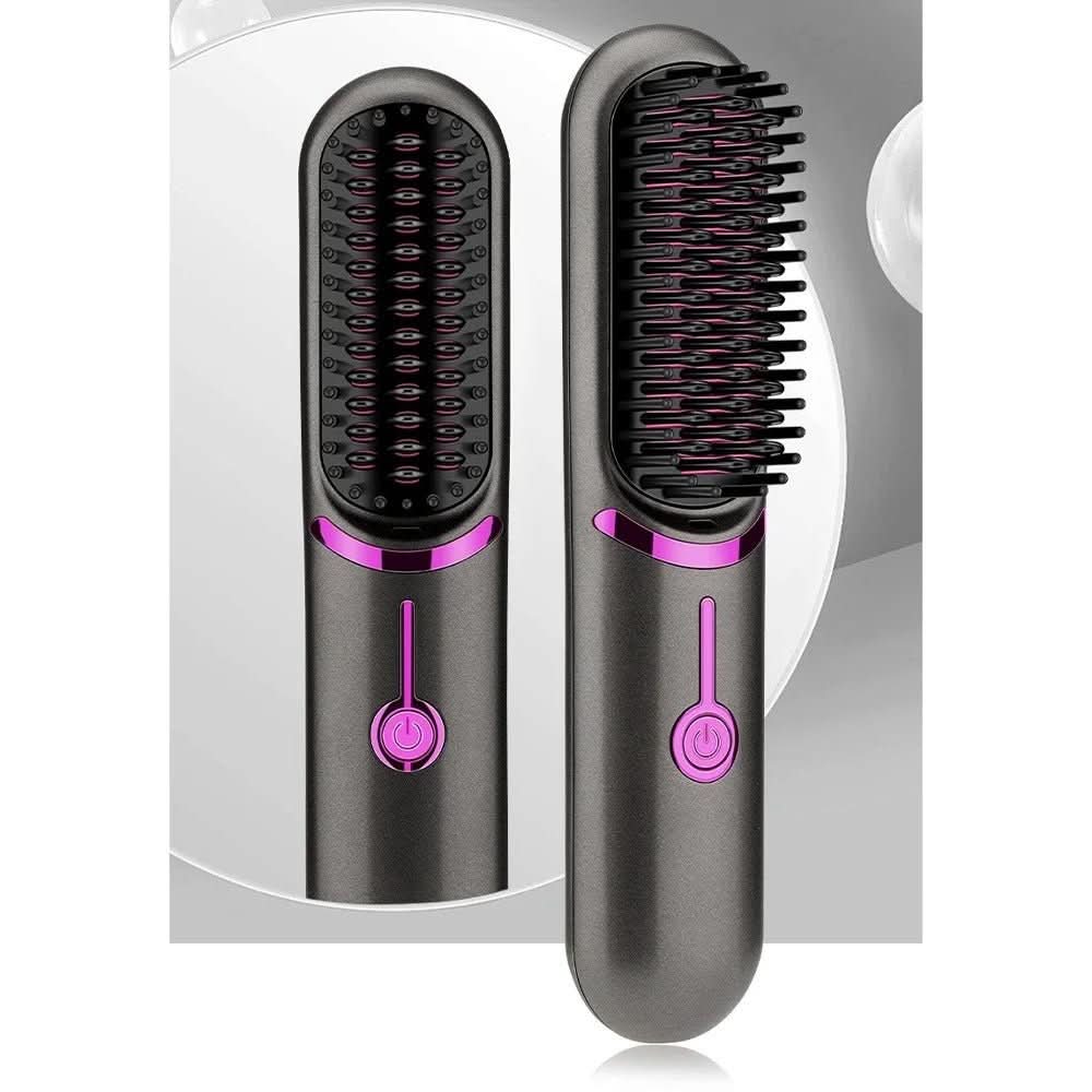 Tima Styler - Cordless straightening brush styler for straight hair everywhere
