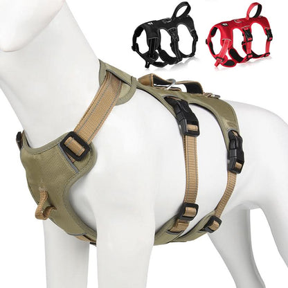 NoPull nylon dog harness - Reflective & escape-proof for relaxed walks