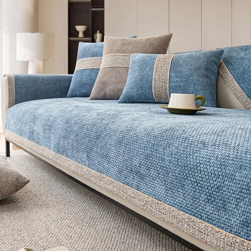 LeinenLux sofa cover - Non-slip & stylish for every living room
