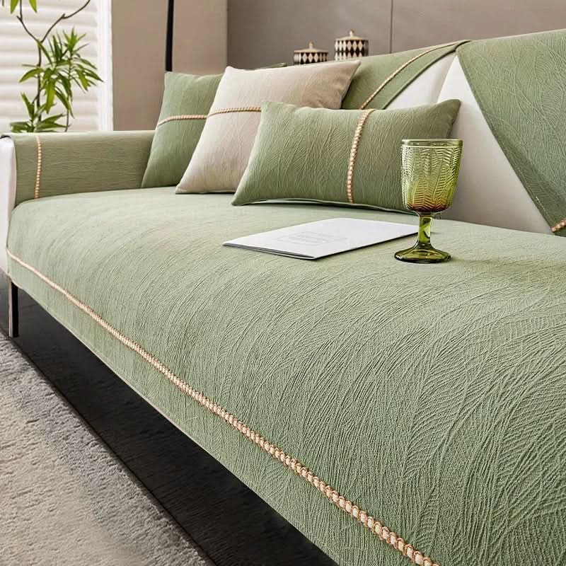 LeinenLux sofa cover - Non-slip & stylish for every living room