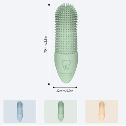 DENTEEZ – 360° Finger Toothbrush for Dogs & Cats