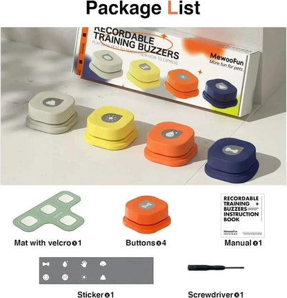 PAWTALK – Interactive Communication Buttons for Dogs with Recording Function