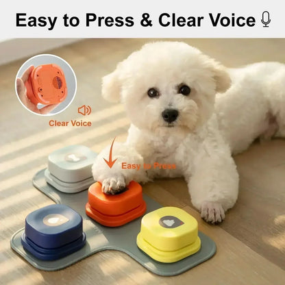 PAWTALK – Interactive Communication Buttons for Dogs with Recording Function
