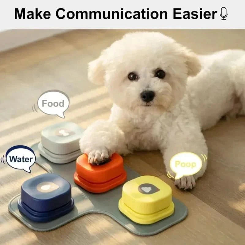 PAWTALK – Interactive Communication Buttons for Dogs with Recording Function