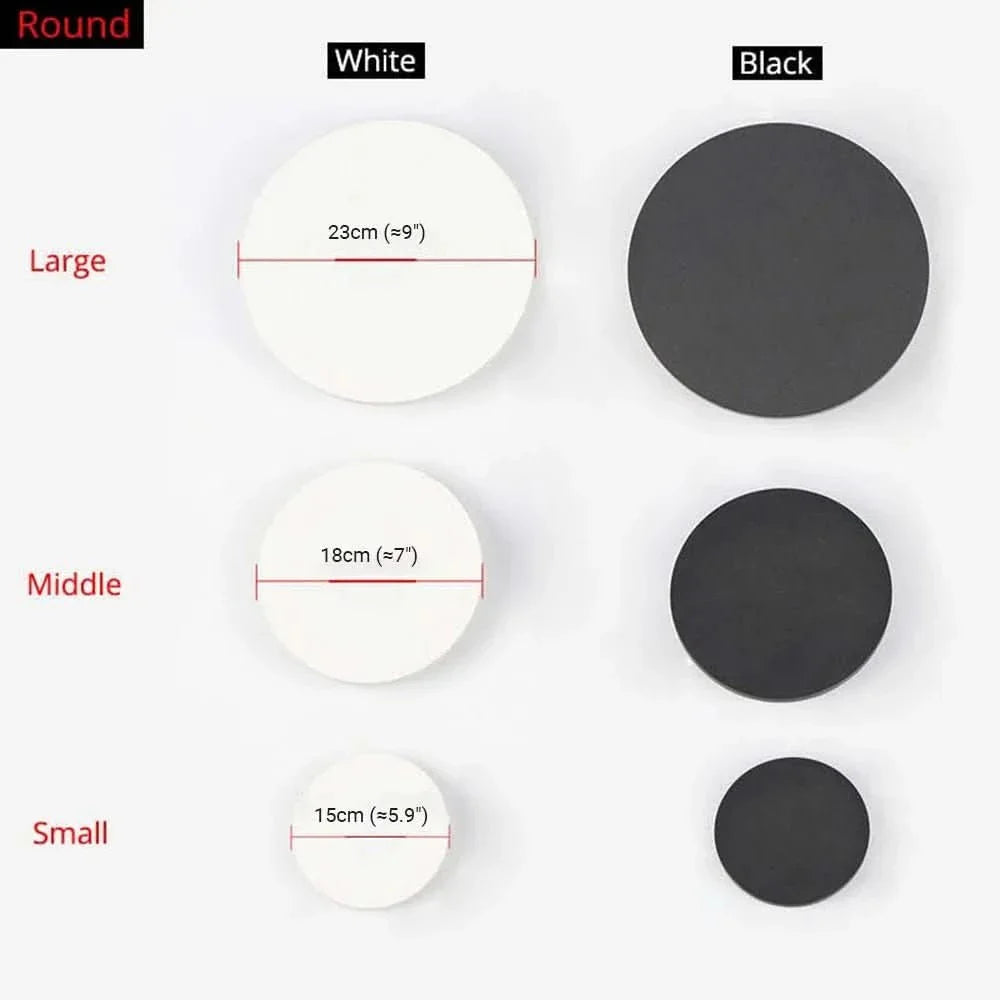 Orr Outdoor Wall Lamp - Minimalist LED wall light in round or square, IP65