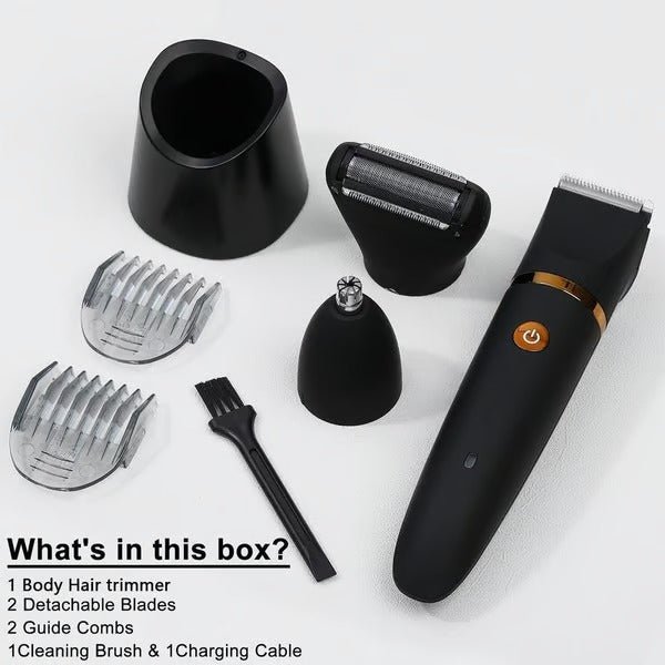 SHAVTRIQ – 3-in-1 Waterproof Body & Intimate Razor for Men