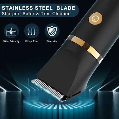 SHAVTRIQ – 3-in-1 Waterproof Body & Intimate Razor for Men
