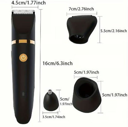 SHAVTRIQ – 3-in-1 Waterproof Body & Intimate Razor for Men