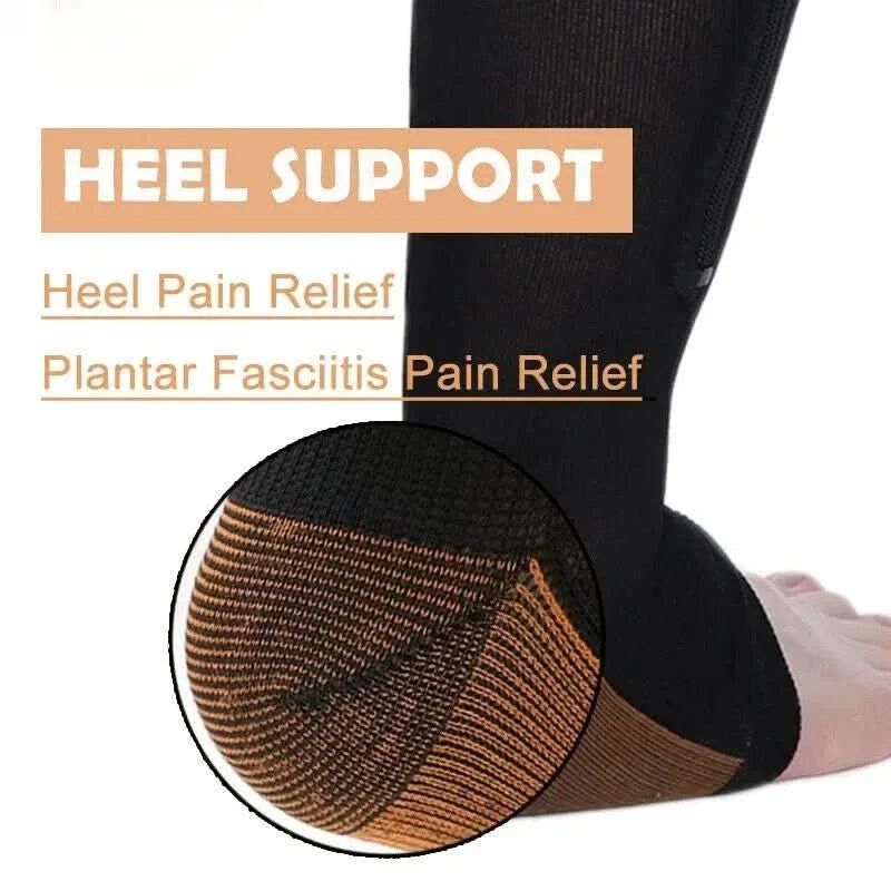 CIRCULARELIEF – Compression Socks with Zipper for Support and Relief