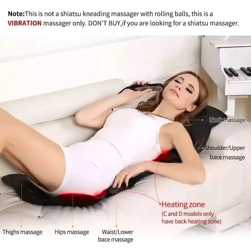 RelaxCushion - Electric back mass cushion with heat function