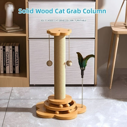 WOODWHISKER – Natural Cat Toy Made of Wood for Instinctive Play