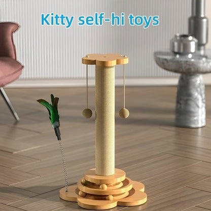 WOODWHISKER – Natural Cat Toy Made of Wood for Instinctive Play