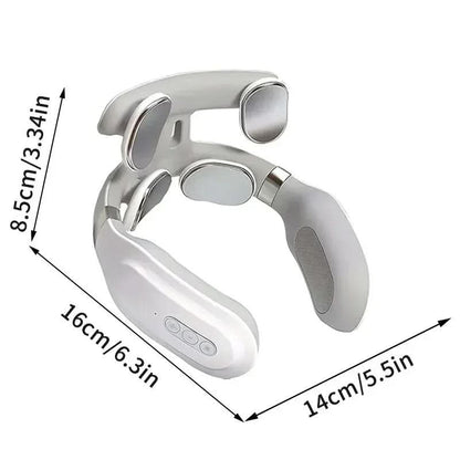 Luxury Neck Massager - 4-in-1 neck massager with heat & vibration