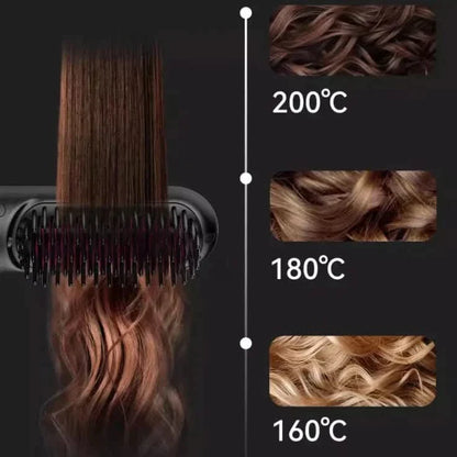 Tima Styler - Cordless straightening brush styler for straight hair everywhere